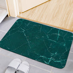 Dark Green Marble Print Indoor Door Mat