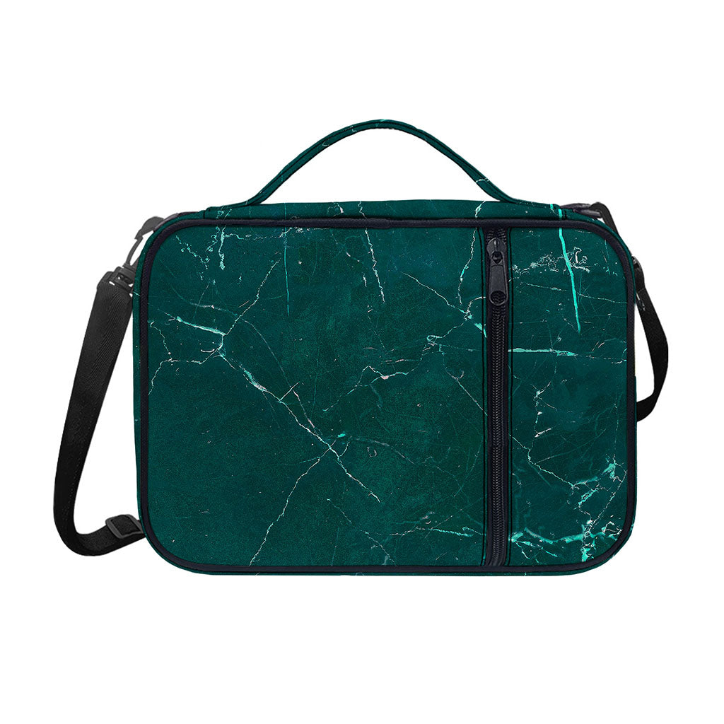 Dark Green Marble Print Shoulder Strap Bible Bag