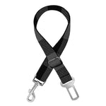 Dark Grey And Black Buffalo Check Print Dog Seat Belt