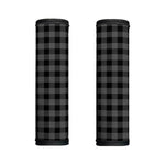 Dark Grey And Black Buffalo Check Print Handle Covers