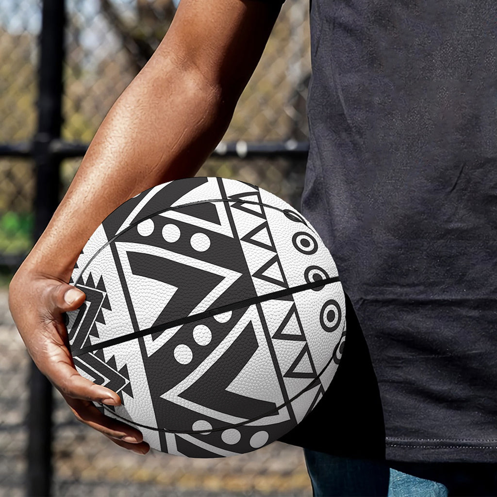 Dark Grey Aztec Pattern Print Basketball