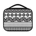 Dark Grey Aztec Pattern Print Classic Bible Case