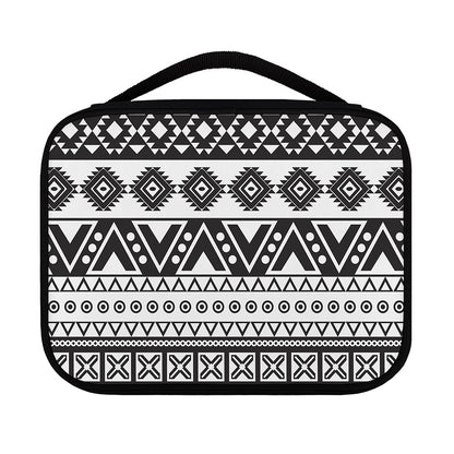 Dark Grey Aztec Pattern Print Classic Bible Case