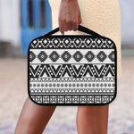 Dark Grey Aztec Pattern Print Classic Bible Case