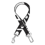 Dark Grey Aztec Pattern Print Dog Seat Belt