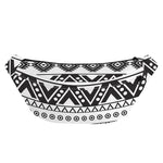 Dark Grey Aztec Pattern Print Fanny Pack