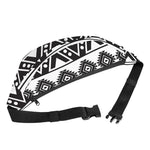 Dark Grey Aztec Pattern Print Fanny Pack