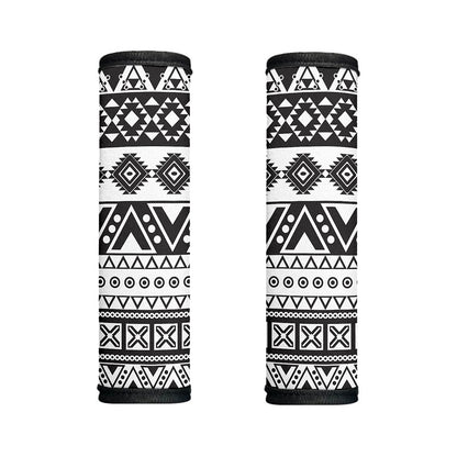 Dark Grey Aztec Pattern Print Handle Covers