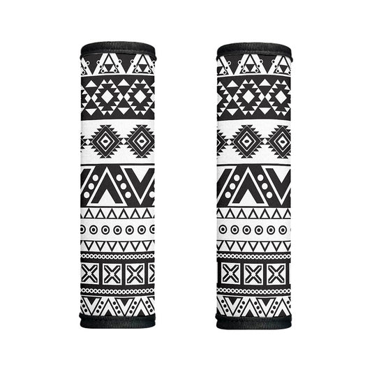 Dark Grey Aztec Pattern Print Handle Covers