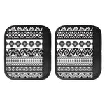 Dark Grey Aztec Pattern Print Handle Covers