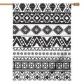 Dark Grey Aztec Pattern Print House Flag