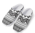 Dark Grey Aztec Pattern Print Mesh Casual Shoes