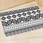 Dark Grey Aztec Pattern Print Polyester Doormat