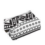 Dark Grey Aztec Pattern Print Rectangle Tissue Box Cover