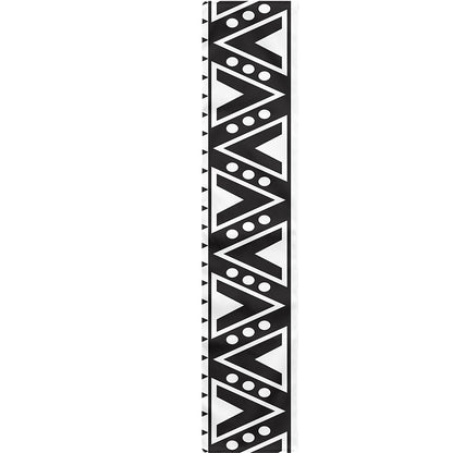 Dark Grey Aztec Pattern Print Table Runner