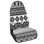 Dark Grey Aztec Pattern Print Waterproof Car Seat Cover