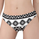 Dark Grey Aztec Pattern Print Women's Panties