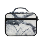 Dark Grey White Marble Print Briefcase Bible Bag