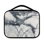 Dark Grey White Marble Print Classic Bible Case