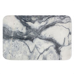 Dark Grey White Marble Print Indoor Door Mat