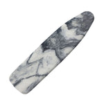 Dark Grey White Marble Print Ironing Board Cover