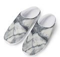 Dark Grey White Marble Print Mesh Casual Shoes