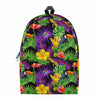 Dark Hawaiian Tropical Pattern Print Backpack