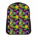 Dark Hawaiian Tropical Pattern Print Casual Backpack