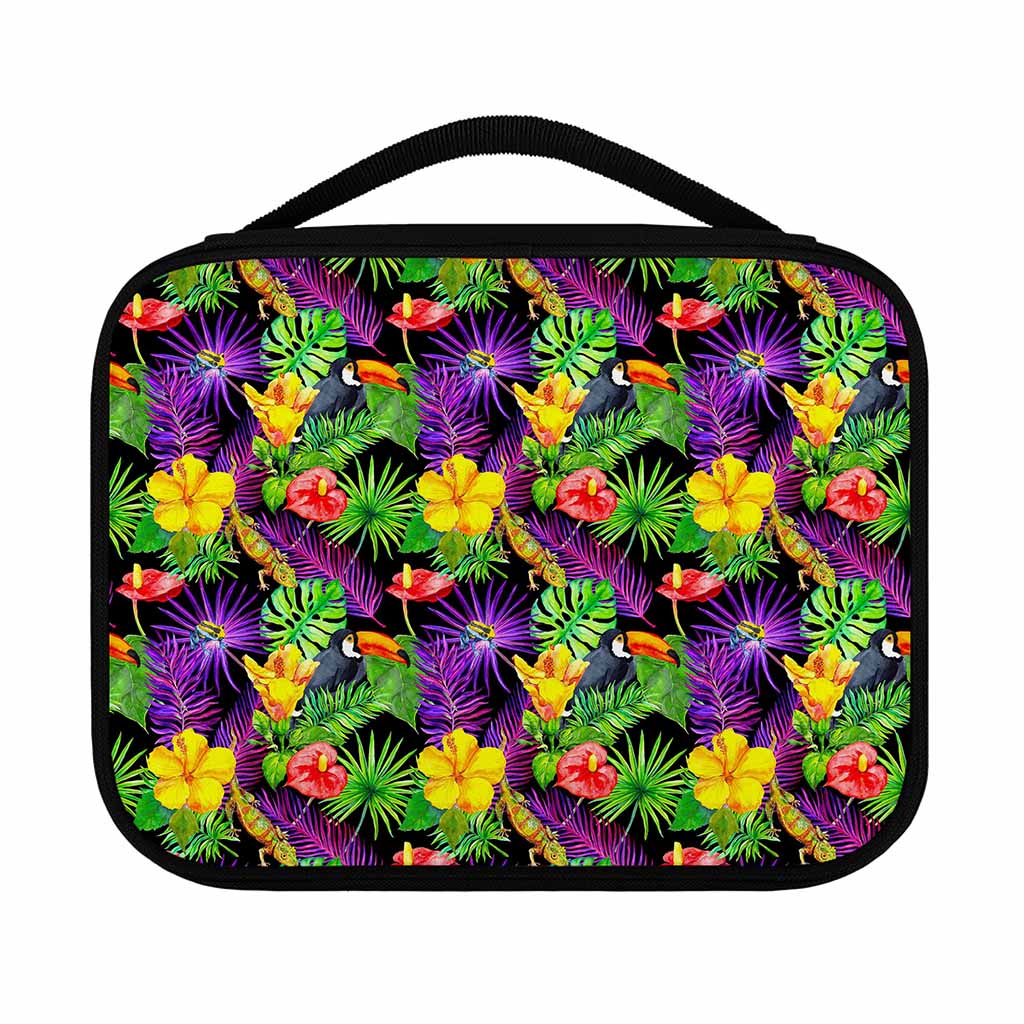 Dark Hawaiian Tropical Pattern Print Classic Bible Case
