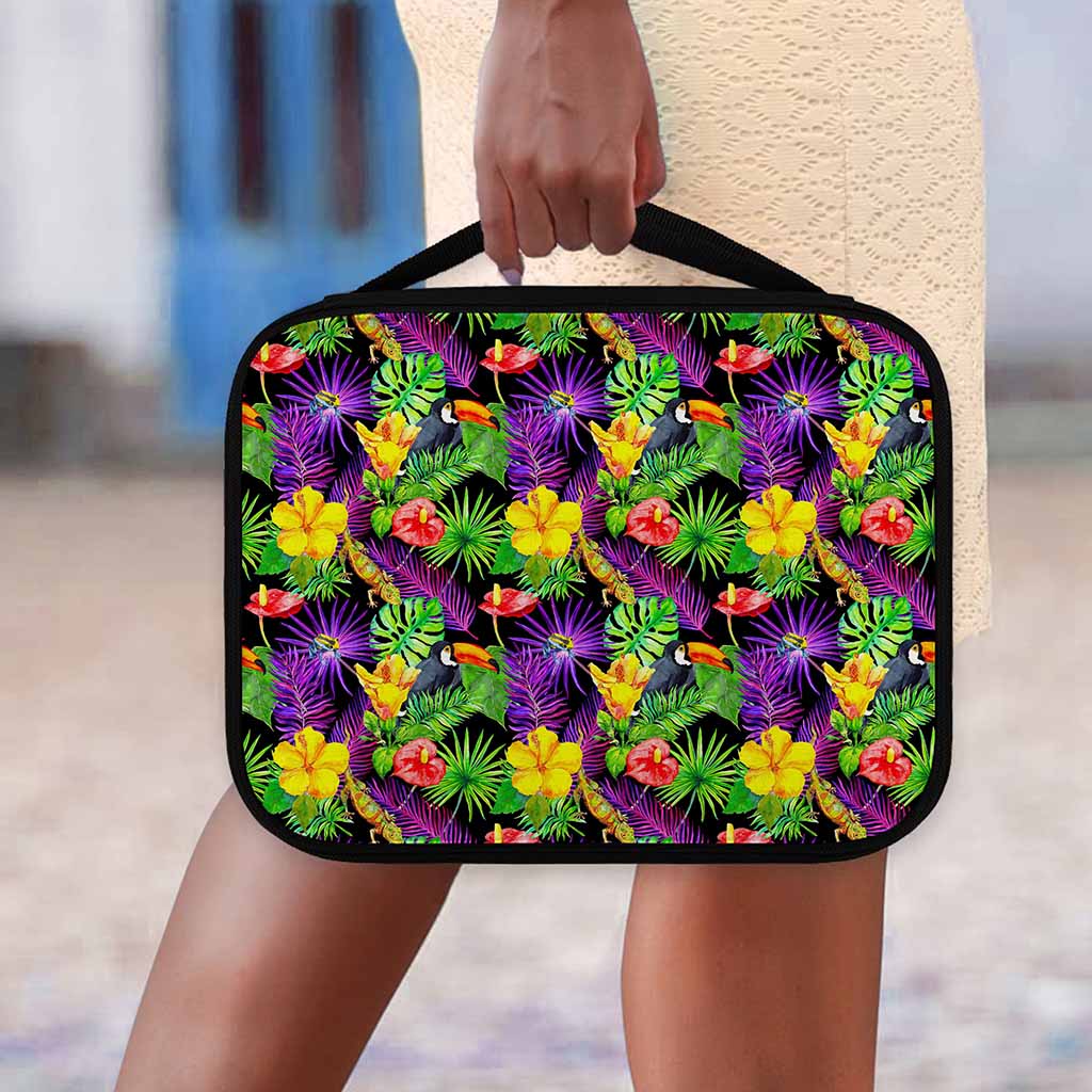 Dark Hawaiian Tropical Pattern Print Classic Bible Case