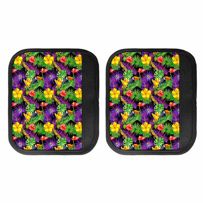 Dark Hawaiian Tropical Pattern Print Handle Covers
