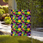 Dark Hawaiian Tropical Pattern Print House Flag