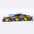 Dark Hawaiian Tropical Pattern Print Sports Towel