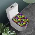 Dark Hawaiian Tropical Pattern Print Toilet Lid Cover