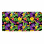 Dark Hawaiian Tropical Pattern Print Towel