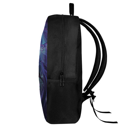 Dark Leo Zodiac Sign Print 17 Inch Backpack