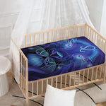 Dark Leo Zodiac Sign Print Baby Crib Sheet