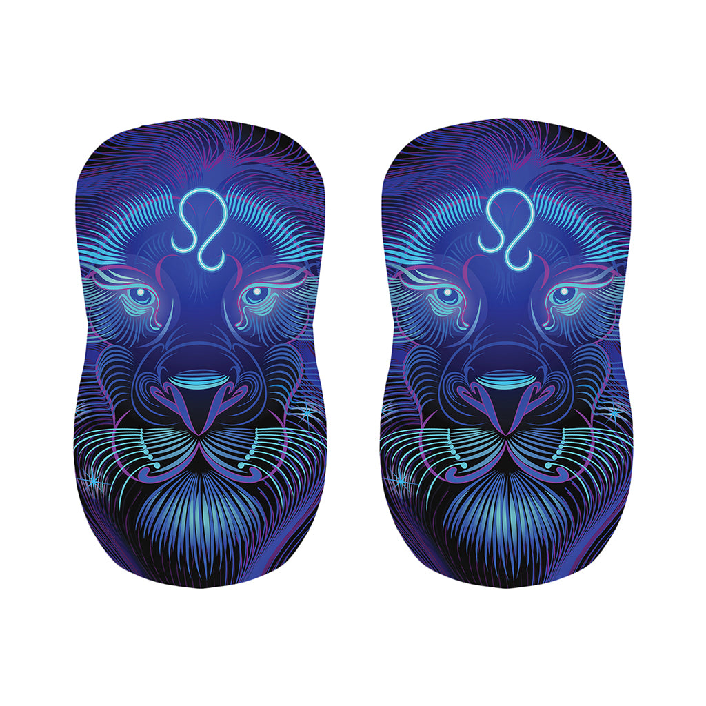 Dark Leo Zodiac Sign Print Bar Stool Covers