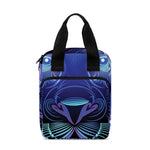 Dark Leo Zodiac Sign Print Bible Tote Bag