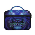 Dark Leo Zodiac Sign Print Briefcase Bible Bag