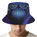 Dark Leo Zodiac Sign Print Bucket Hat