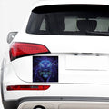 Dark Leo Zodiac Sign Print Car Sticker