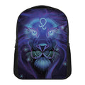 Dark Leo Zodiac Sign Print Casual Backpack