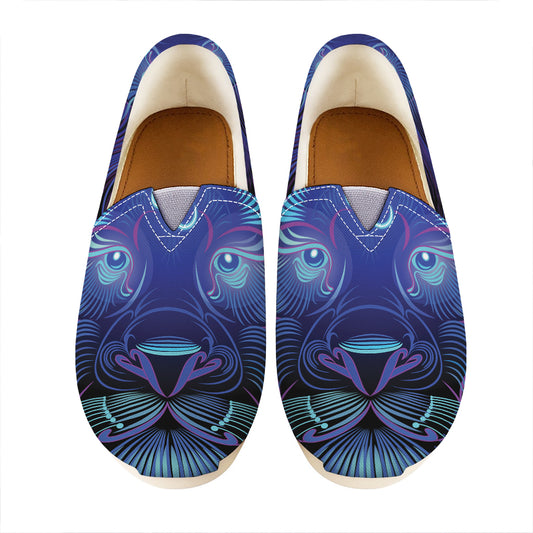 Dark Leo Zodiac Sign Print Casual Shoes
