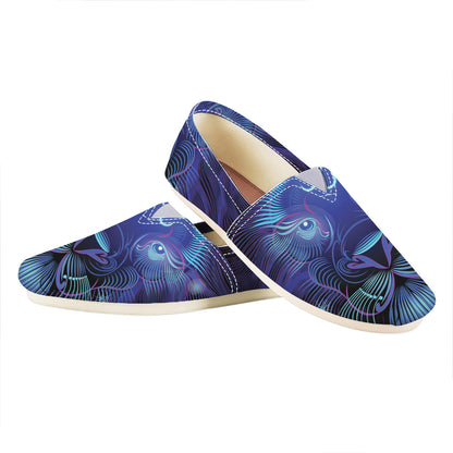 Dark Leo Zodiac Sign Print Casual Shoes