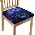 Dark Leo Zodiac Sign Print Chair Cushion Cover
