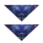 Dark Leo Zodiac Sign Print Dog Bandana