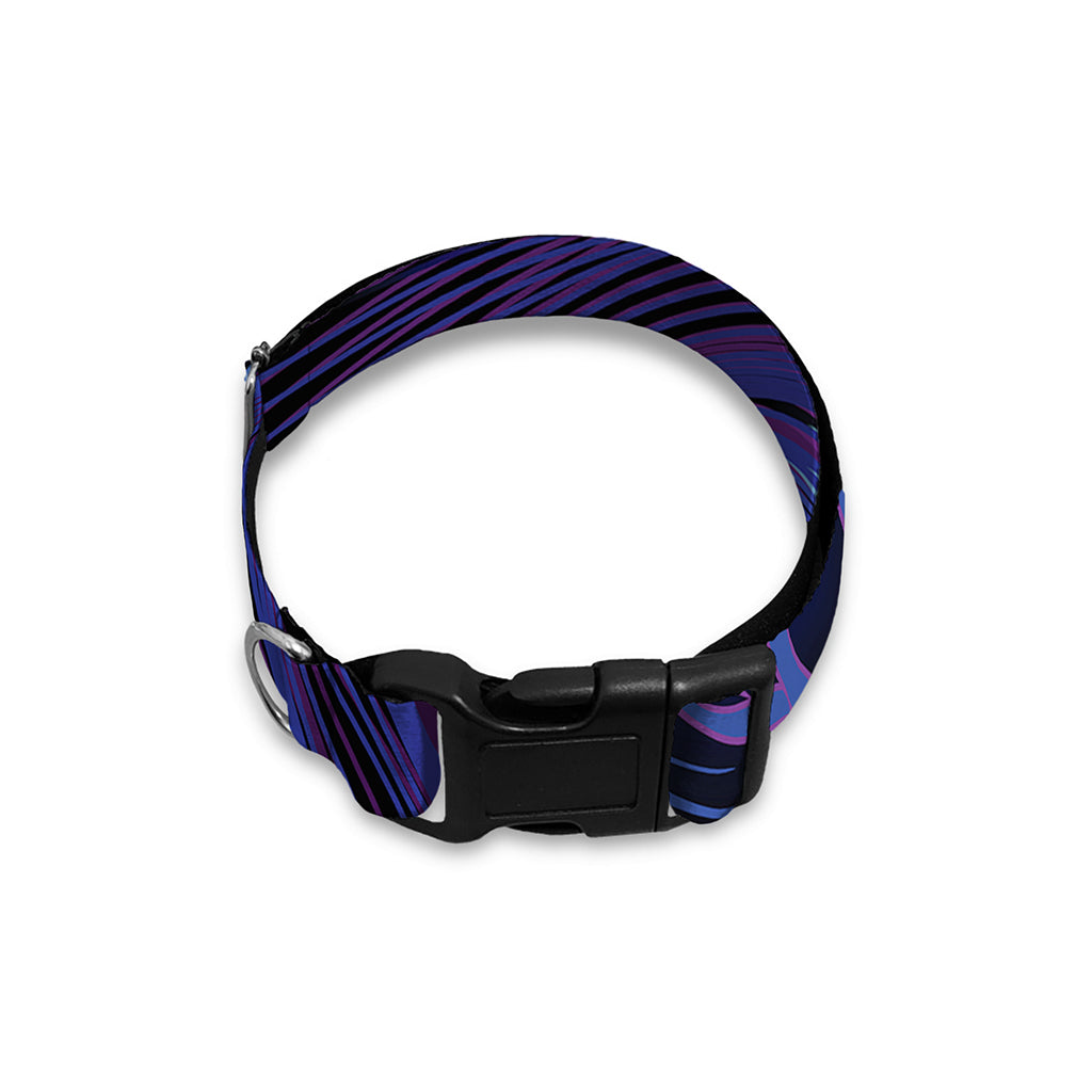 Dark Leo Zodiac Sign Print Dog Collar
