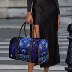 Dark Leo Zodiac Sign Print Duffle Bag