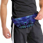 Dark Leo Zodiac Sign Print Fanny Pack